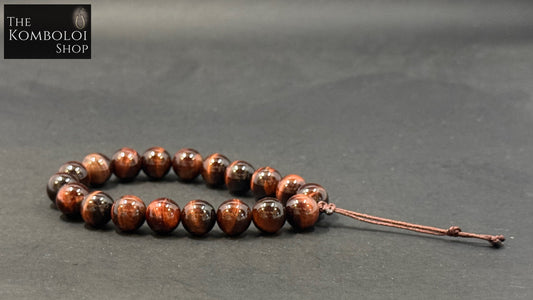 Red Tiger Eye Worry Beads - Wearable MK3 (Short)