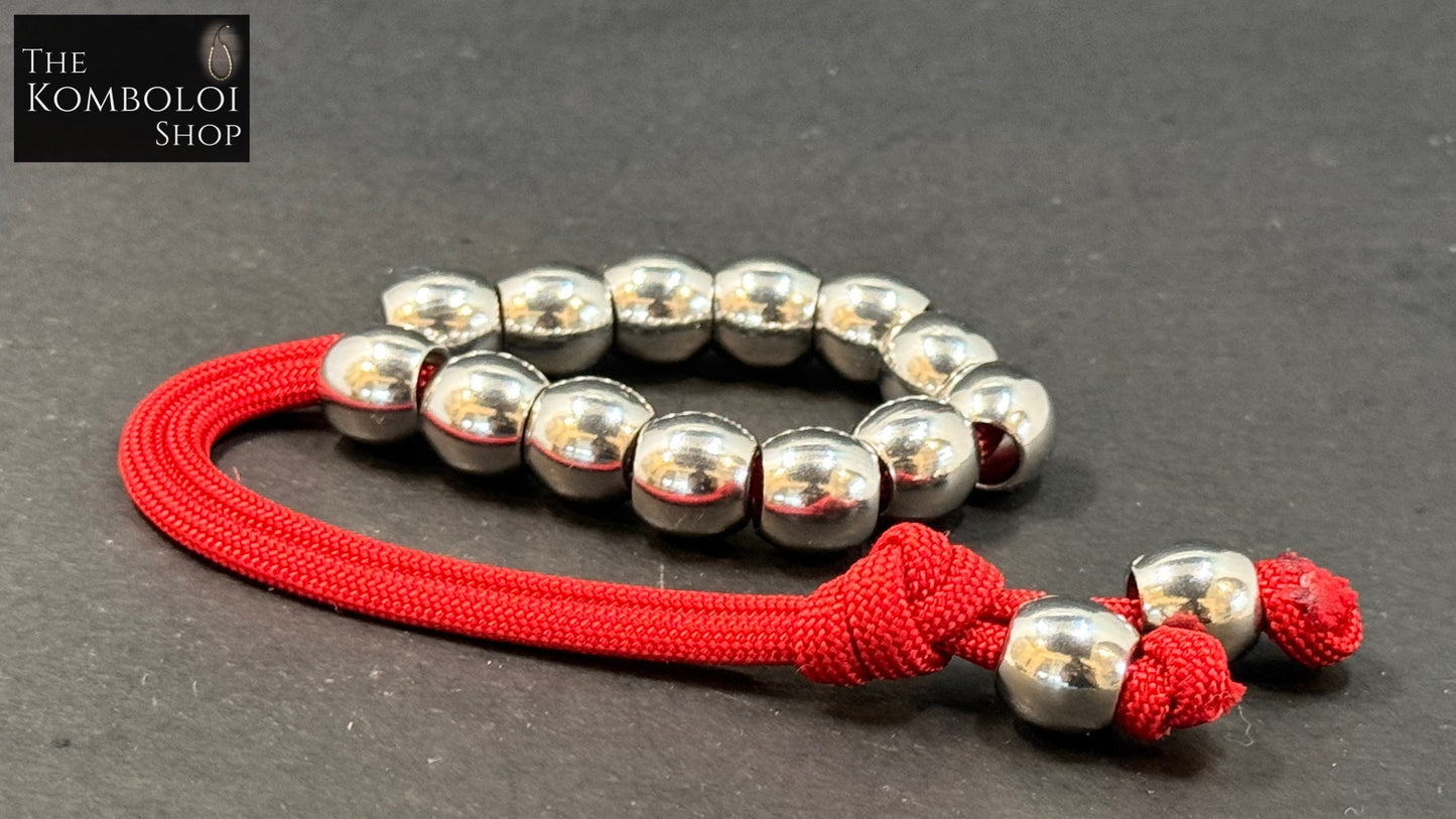 Stainless Steel Lucky 13 Komboloi