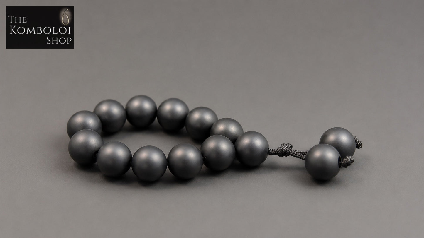 Matte Onyx  Mini Ottoman (Worry Beads / Tasbih / Misbaha)