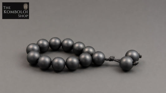 Matte Onyx  Mini Ottoman (Worry Beads / Tasbih / Misbaha)