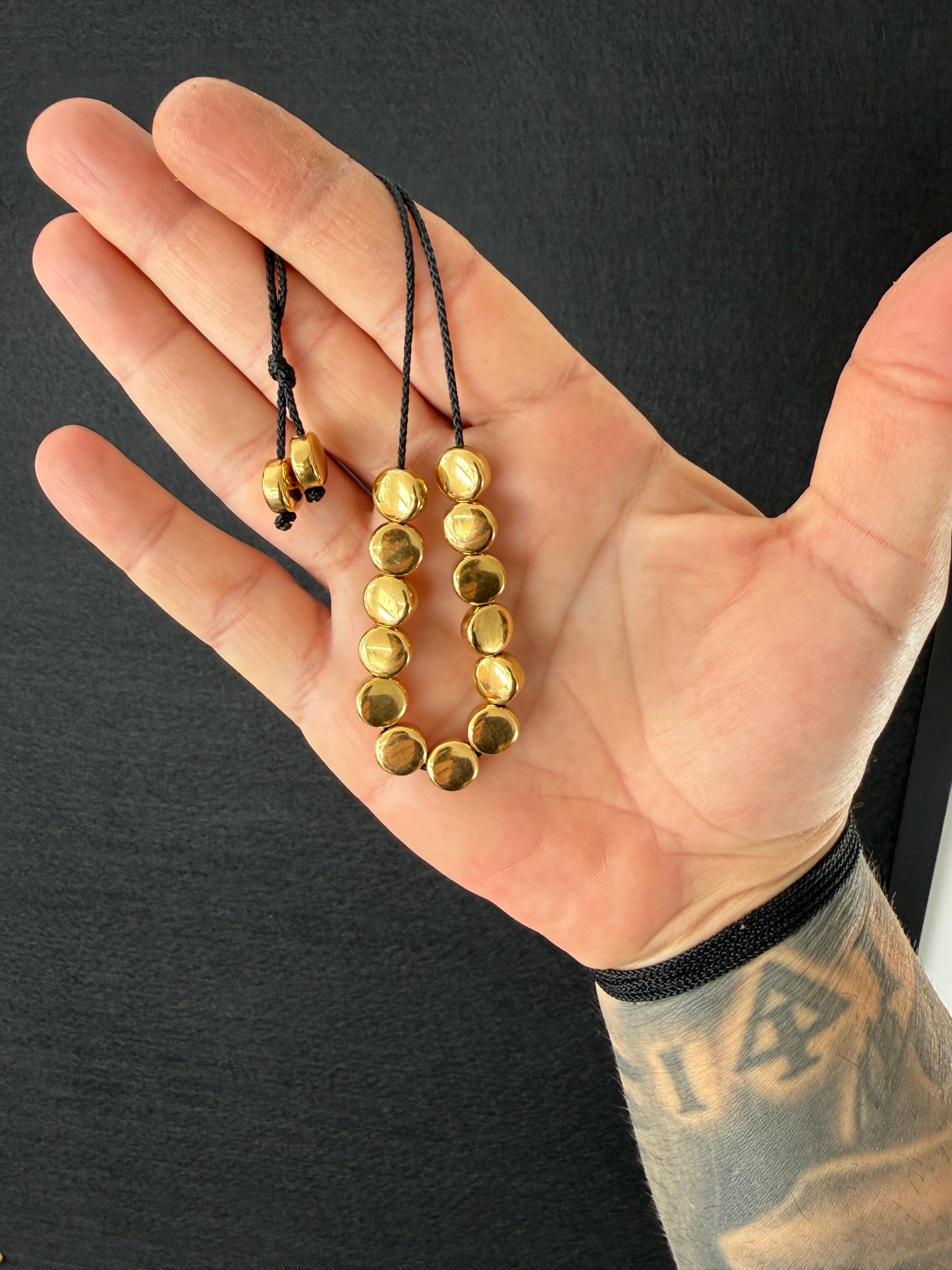 18k Gold Plated Stainless Steel Komboloi / Worry Beads