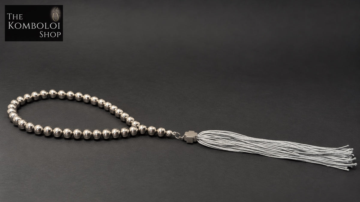 33 Bead Orthodox / Christian Prayer Beads - Stainless Steel