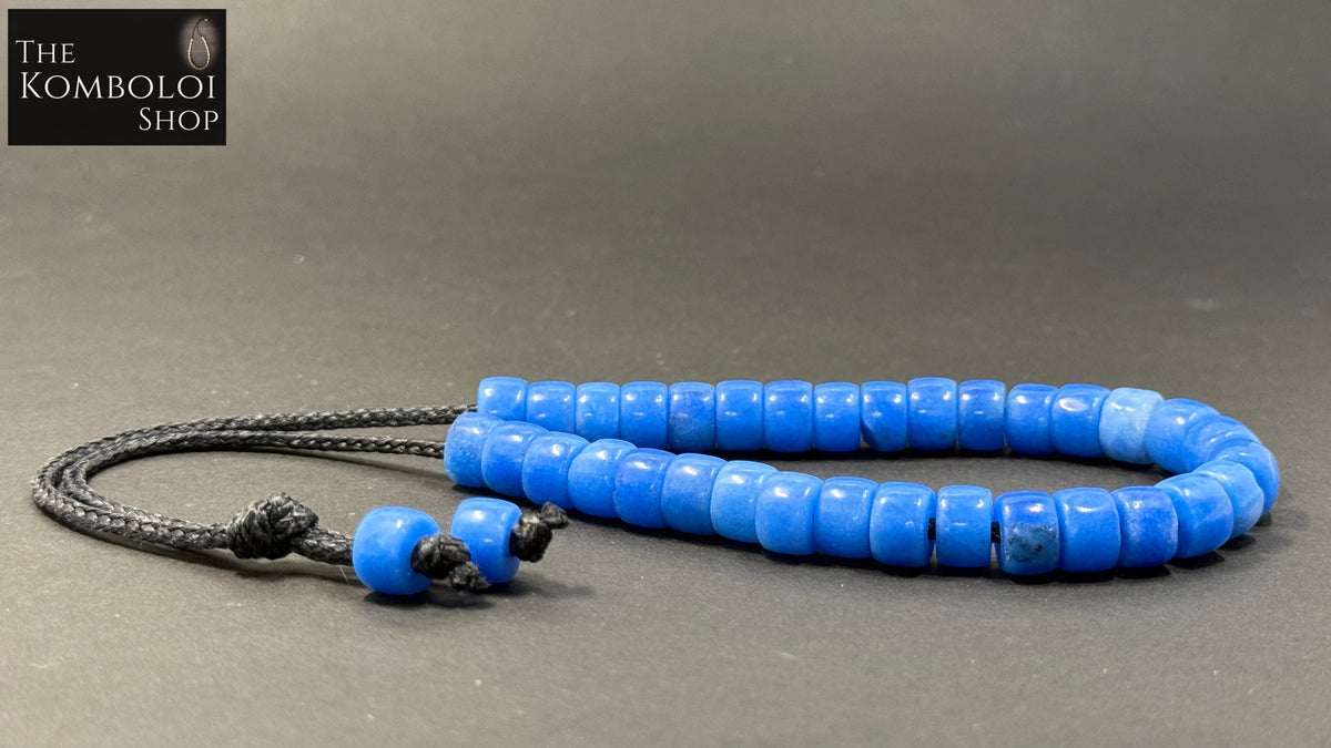 Nephrite 33 Bead w/ Kevlar Komboloi / Worry Beads