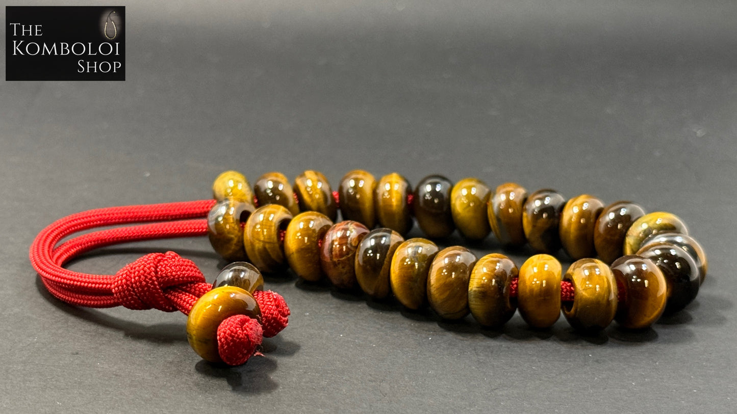 Yellow Tiger’s Eye Fatboy Komboloi