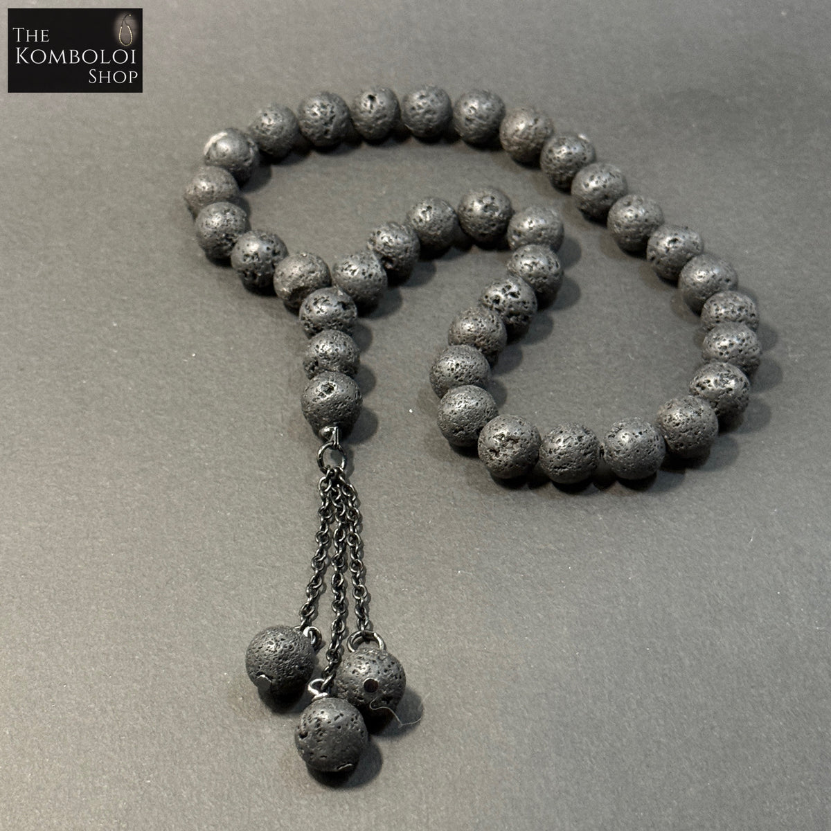 Volcanic Lava 33 Bead Worry Beads