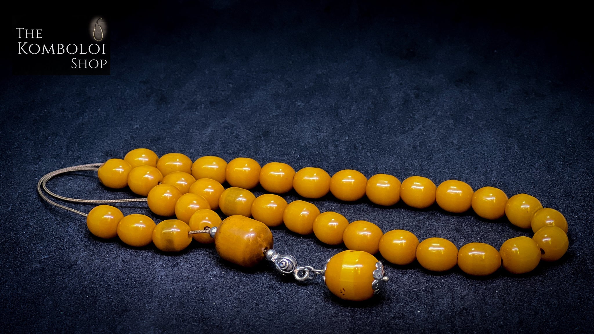 Vintage Egyptian Mastic Komboloi / Worry Beads