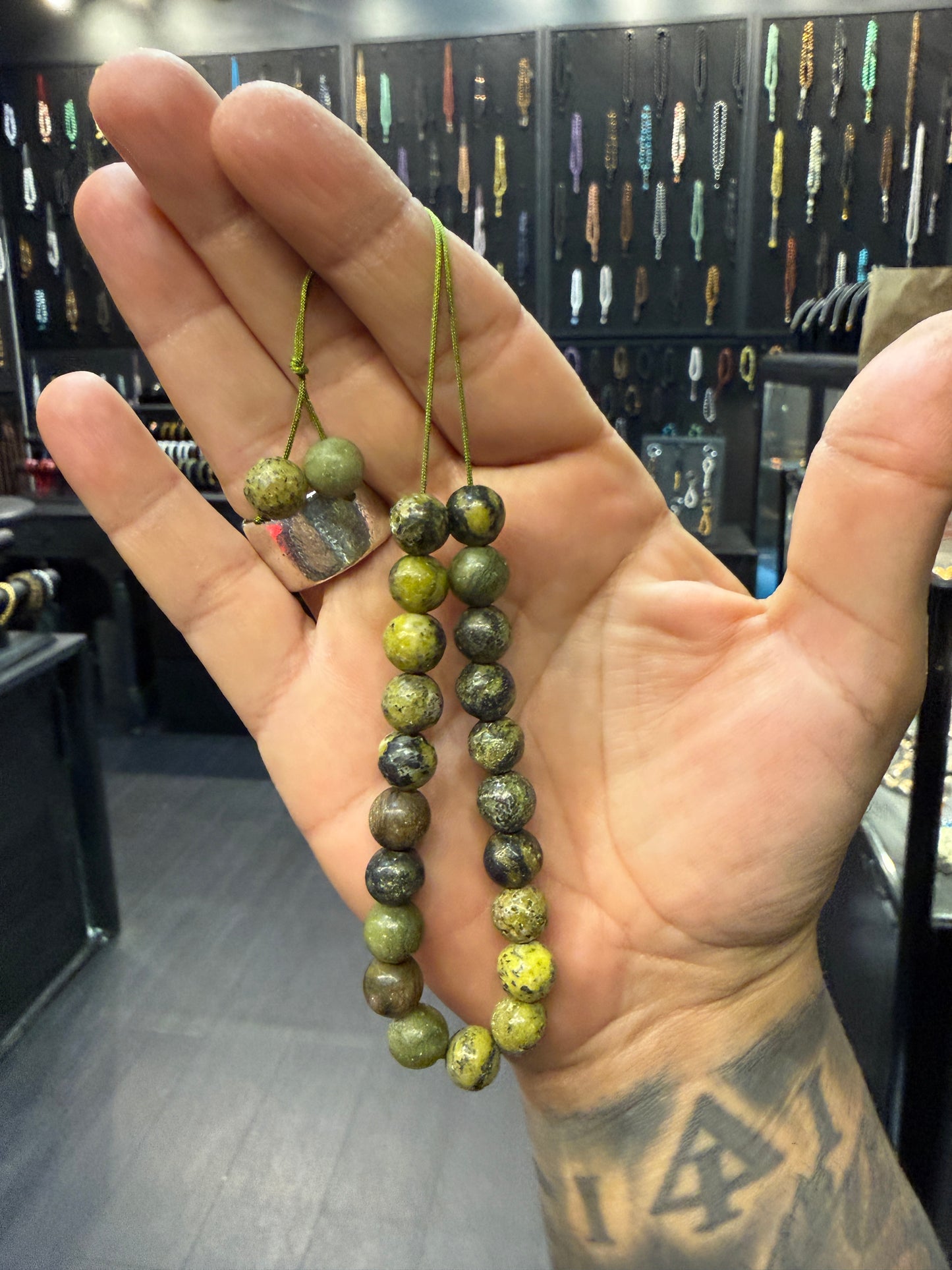 Yellow Turquoise Komboloi