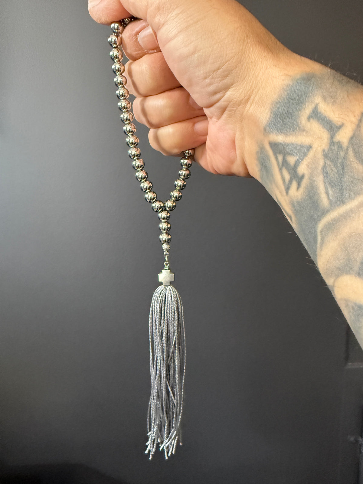33 Bead Orthodox / Christian Prayer Beads - Stainless Steel