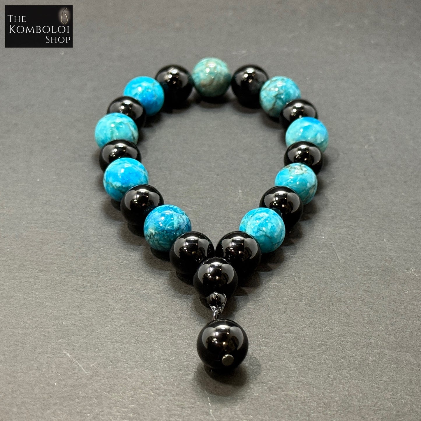 Onyx & Marble Wearable Worry Beads