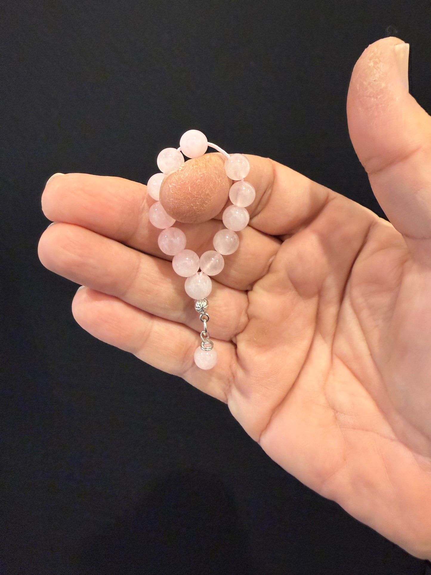 Rose Quartz Mini Ottoman Tasbih / Misbaha
