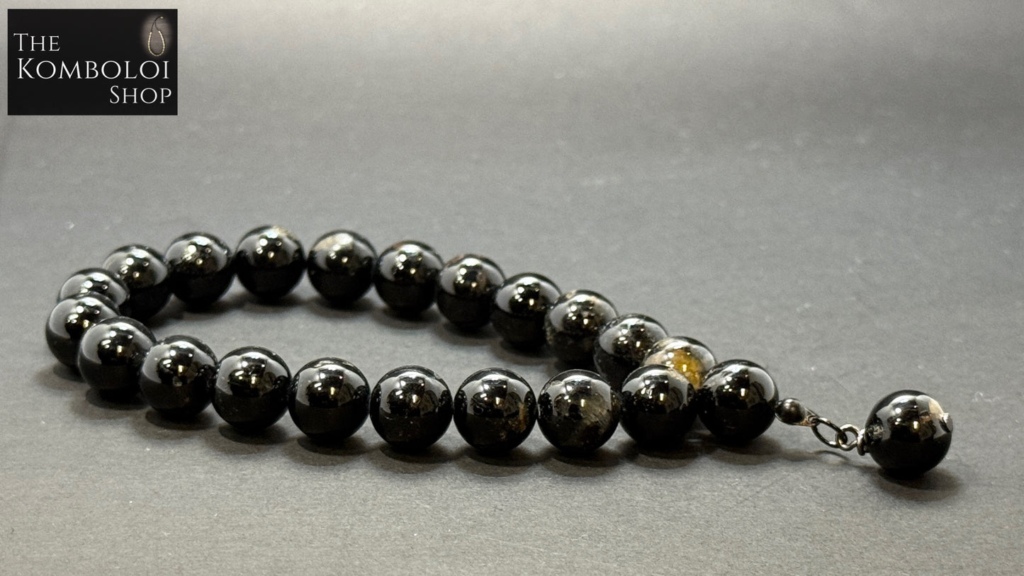 Tourmaline Wearable Worry Beads