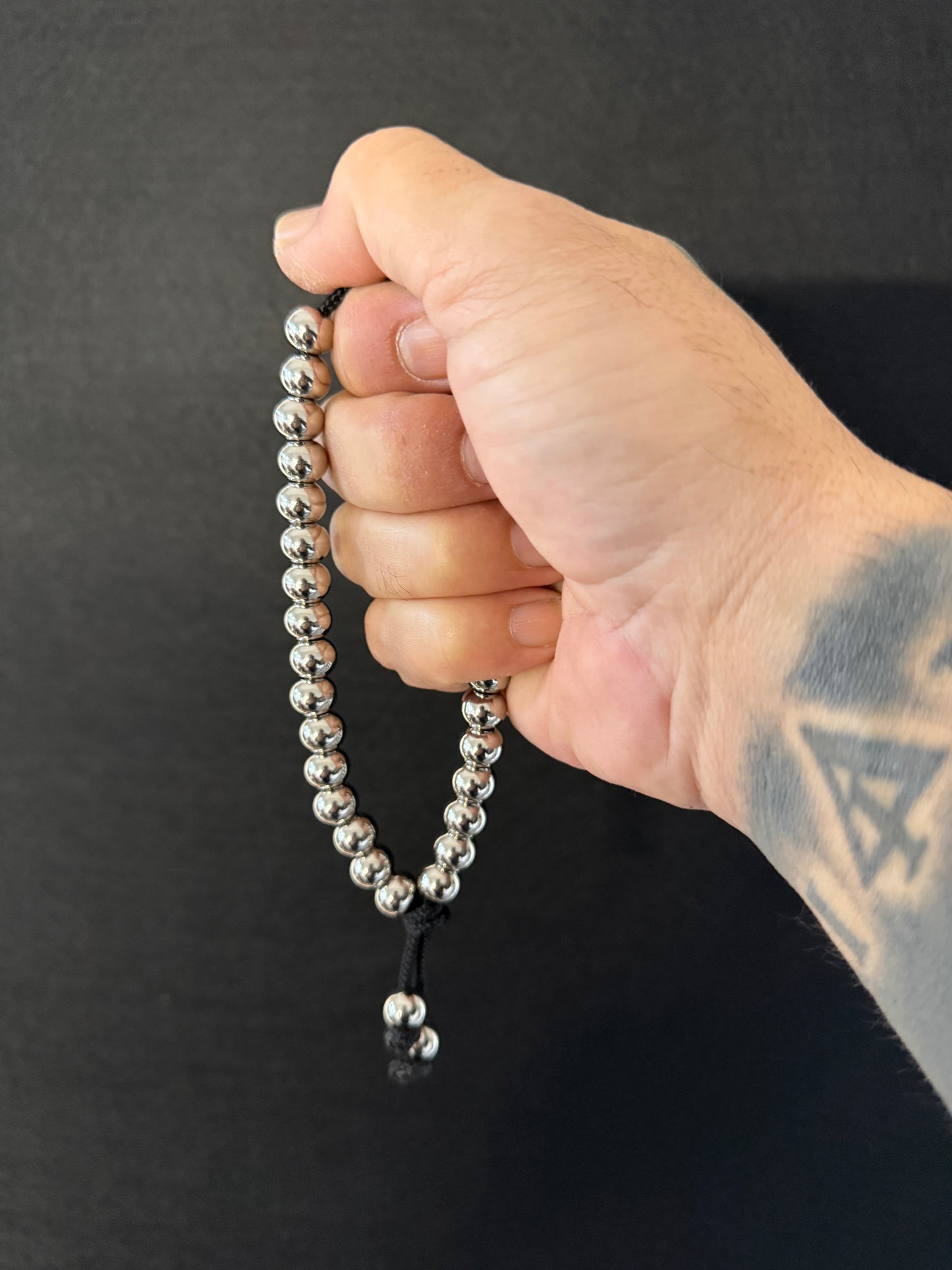 Stainless Steel 33 Bead Worry Beads
