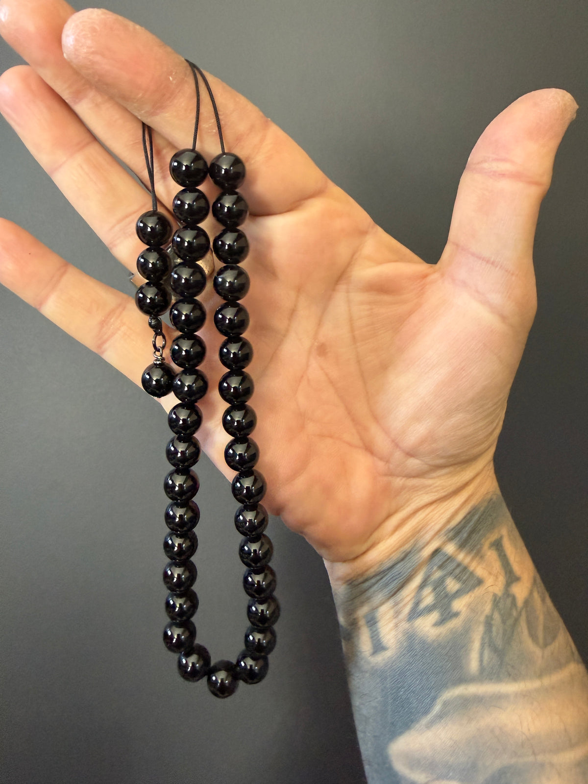Onyx 33 Bead Komboloi / Worry Beads