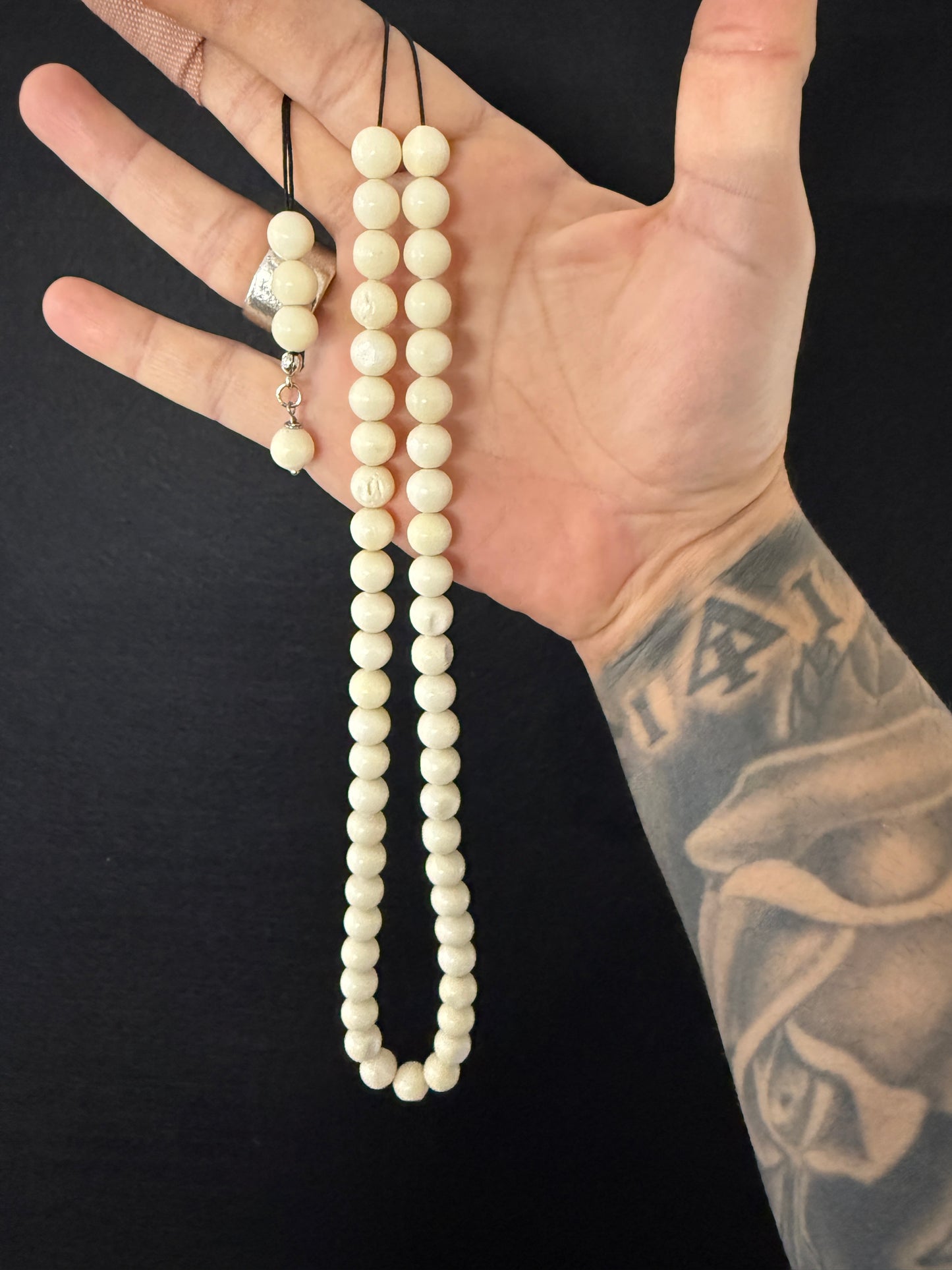 Cretan 51 Bead Komboloi / Worry Beads - Camel Bone