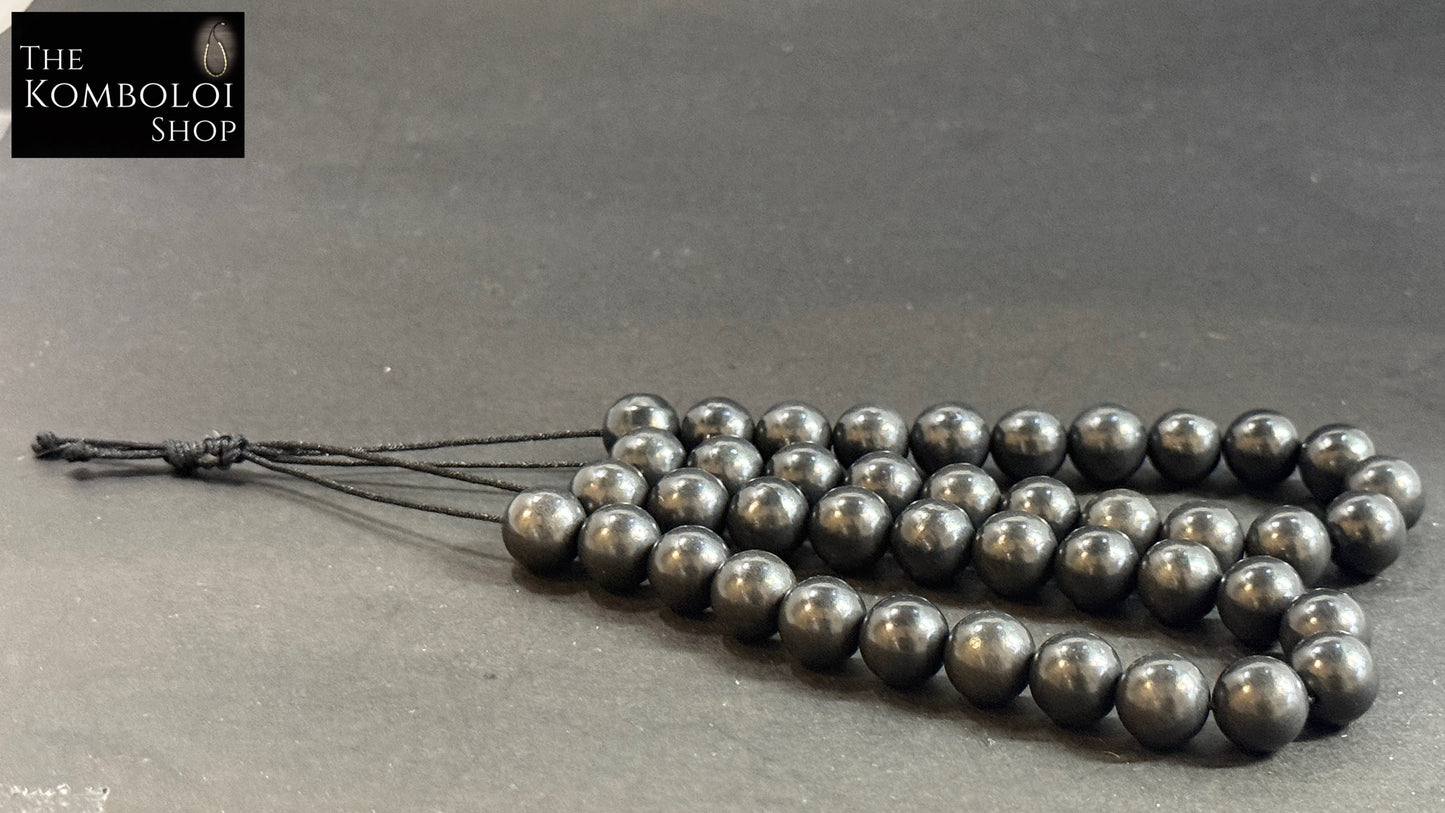 Shungite Komboloi / Worry Bead Bracelet -  MK3 V2