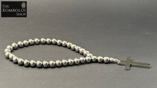33 Bead Orthodox / Christian Prayer Beads - Stainless Steel