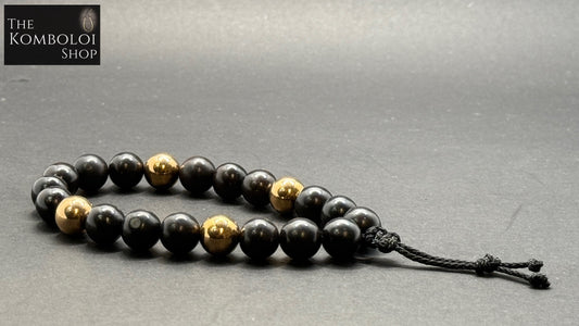 Ebony & Steel Worry Beads - Wearable MK3 (Short)