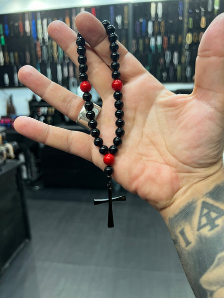 Tourmaline Anglican Rosary Beads