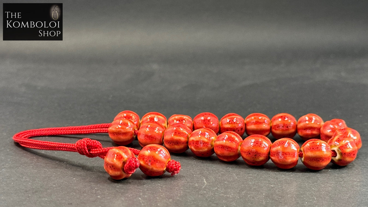 Porcelain Komboloi / Worry Beads