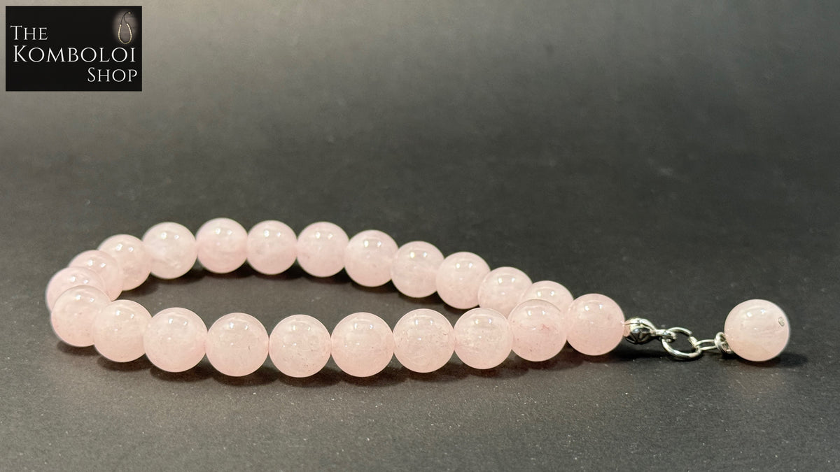 Rose Quartz Worry Bead Bracelet