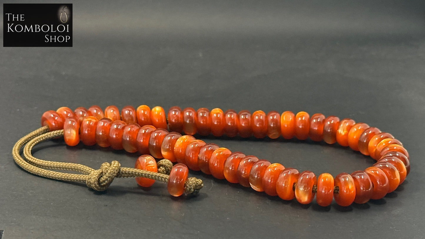 Cretan 51 Bead Komboloi / Worry Beads - Cast Resin