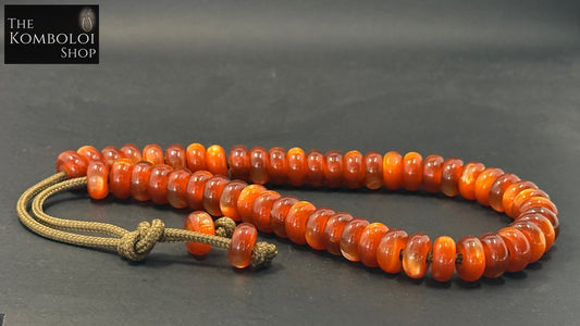 Cretan 51 Bead Komboloi / Worry Beads - Cast Resin
