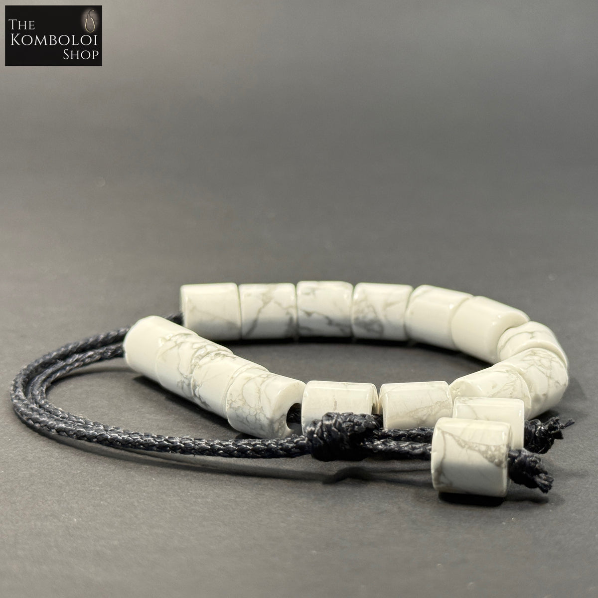 Howlite w/ Kevlar Komboloi / Worry Beads