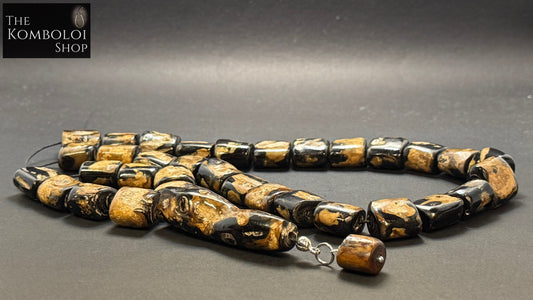 Red Sea Black Coral (Yusuri) 33 Bead Komboloi / Worry Beads