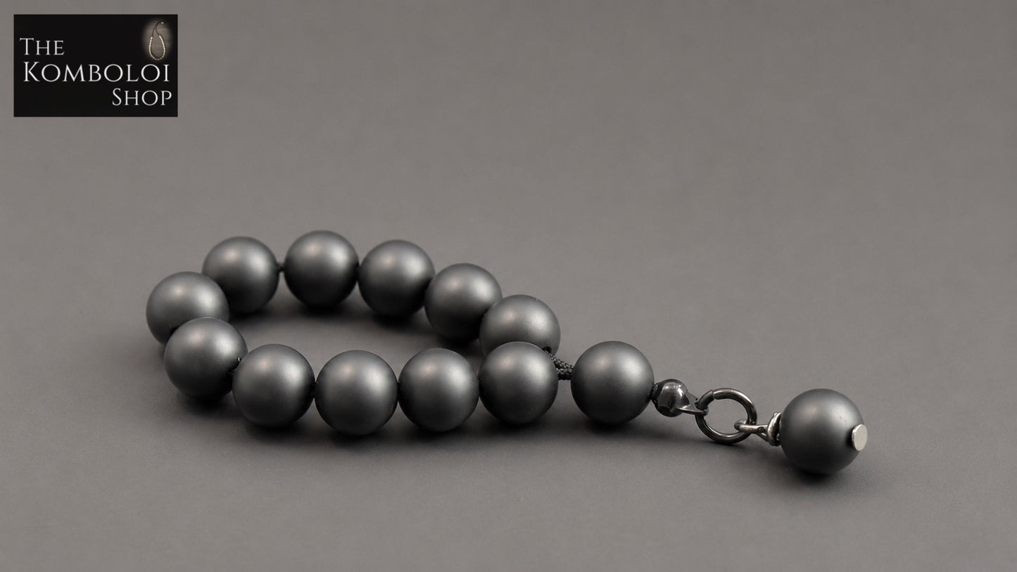 Matte Onyx  Mini Ottoman (Worry Beads / Tasbih / Misbaha)