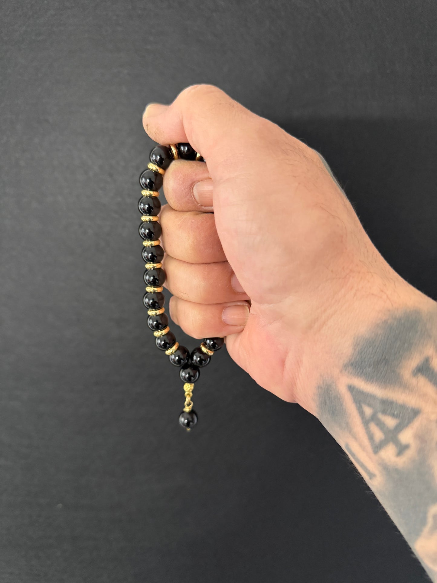 Royal Collection – Onyx Worry Bead Bracelet