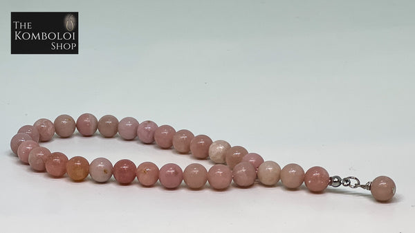 Pink Opal Worry Beads
