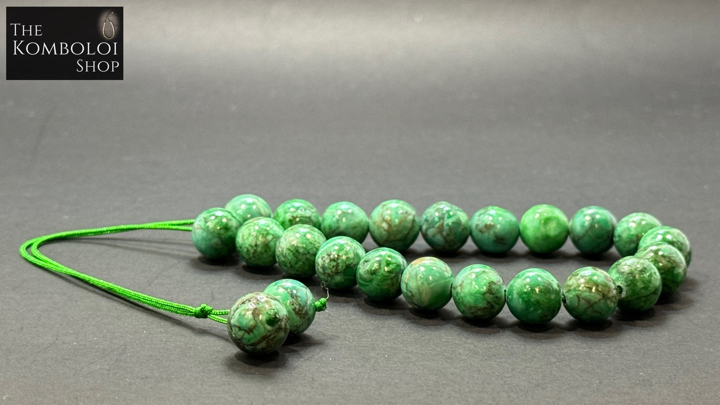 Marble 21 Bead Komboloi