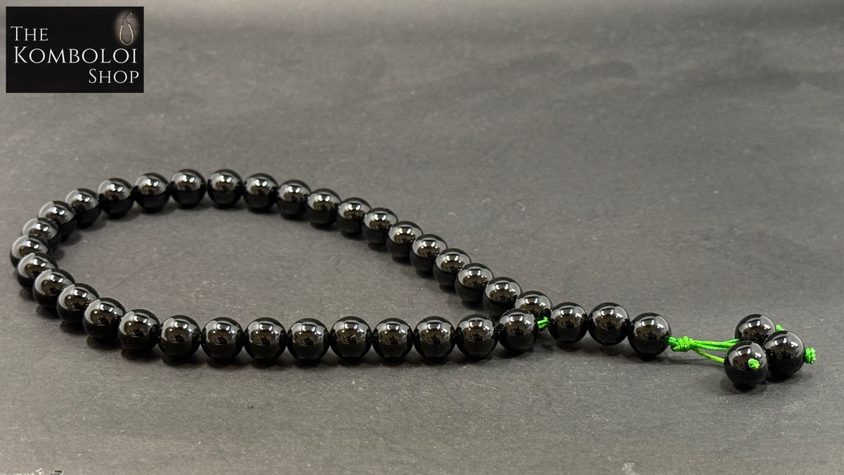 Onyx 33 Bead Worry Beads