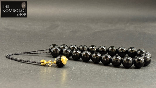 Silk Strung Onyx Komboloi