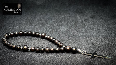 Ebony Anglican Rosary Beads