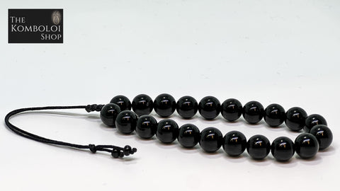 Onyx Worry Beads - Wearable MK3 (Long)