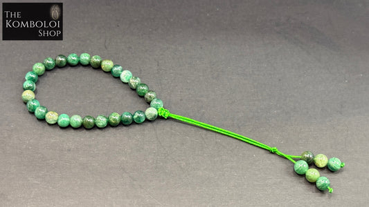 27 Bead Emerald Wrist Mala