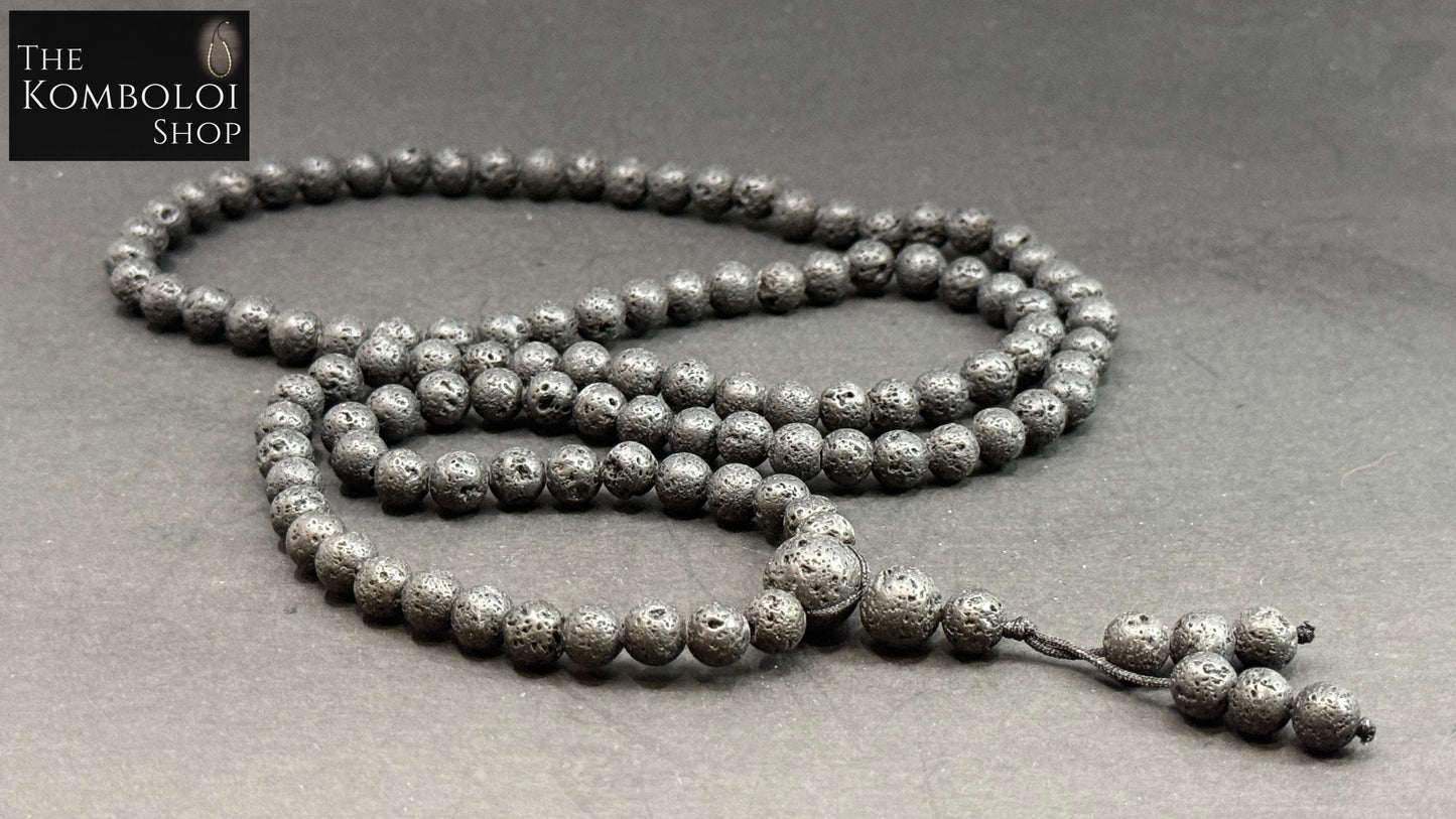 108 Bead Volcanic Lava Mala
