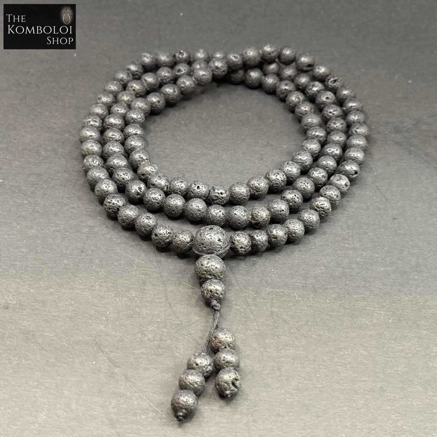 108 Bead Volcanic Lava Mala