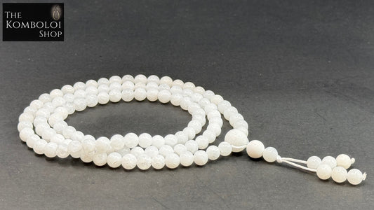 108 Bead White Jade Mala