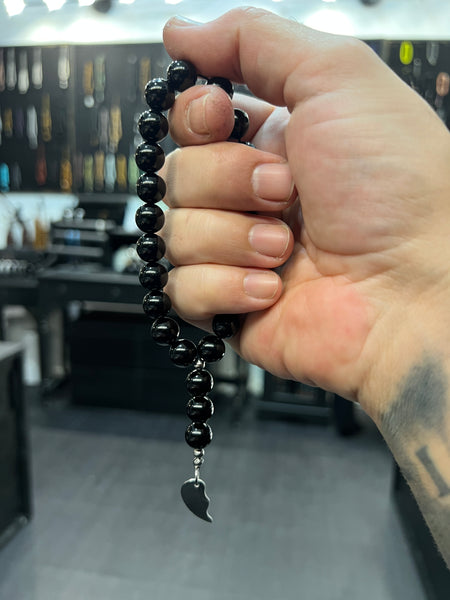 Tigers Eye & Onyx Worry Bead Set