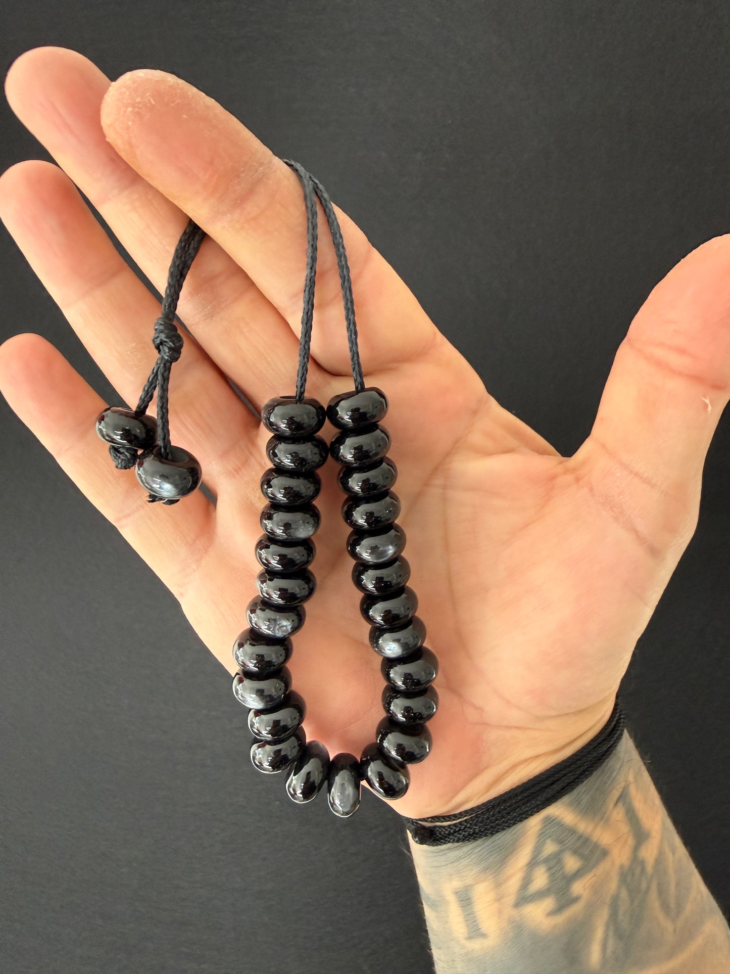 Extreme II - 33 Bead Komboloi (Kevlar & Resin)