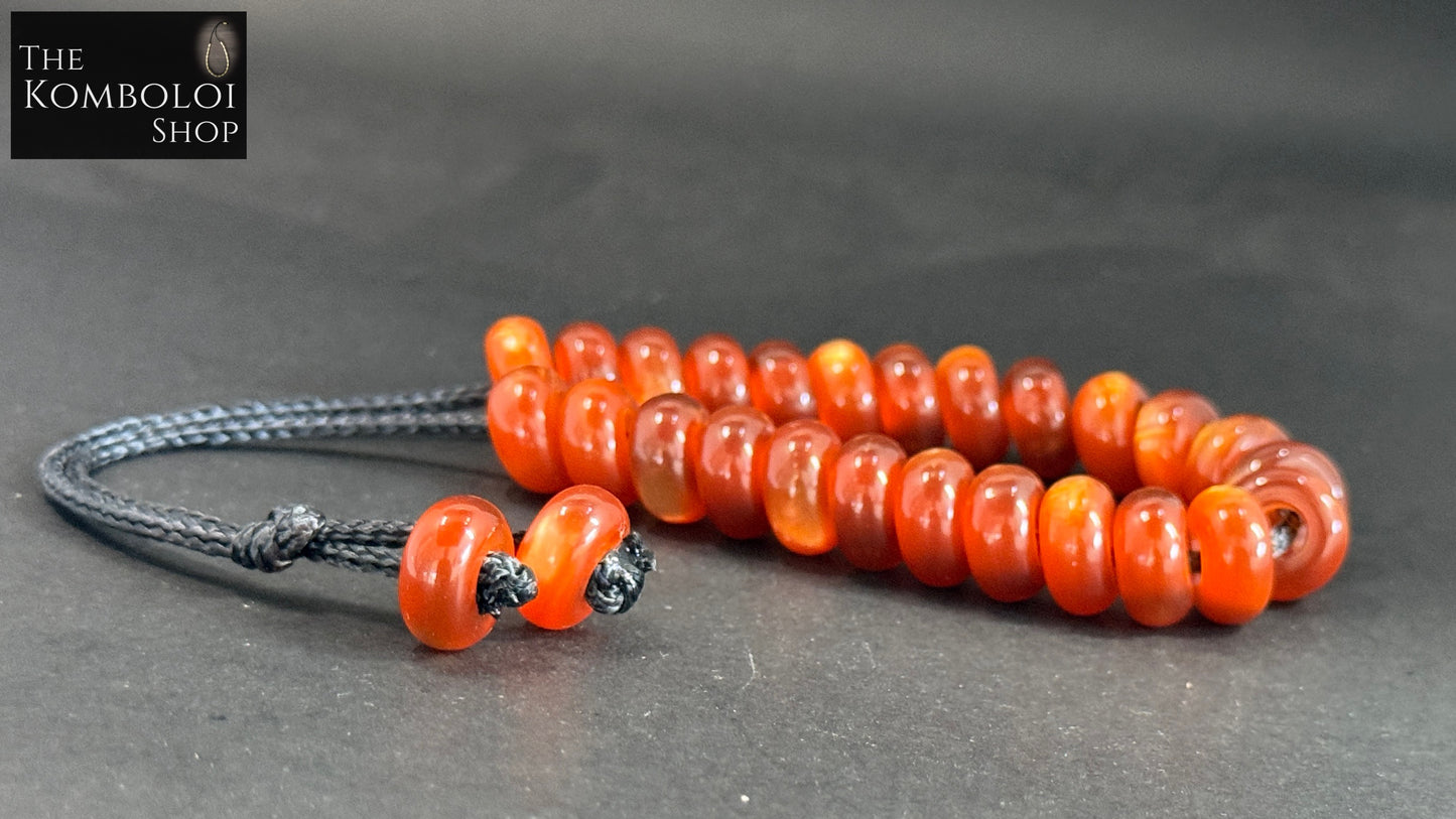 Extreme II - 33 Bead Komboloi (Kevlar & Resin)