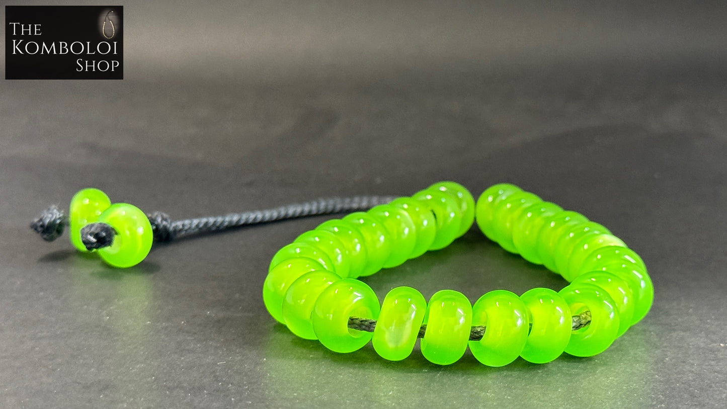 Extreme II - 33 Bead Komboloi (Kevlar & Resin)