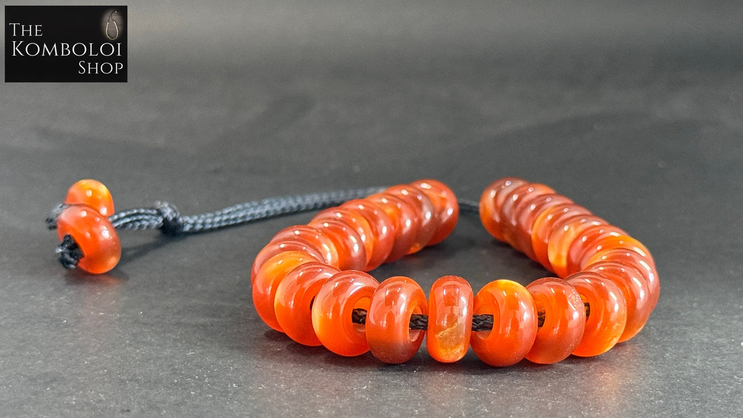 Extreme II - 33 Bead Komboloi (Kevlar & Resin)