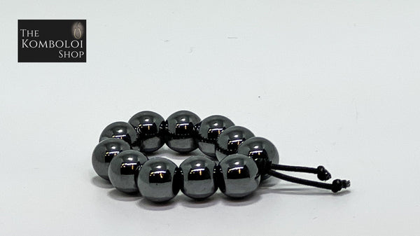 Hematite Worry Bead Ring / Anxiety Ring MK2
