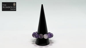 Amethyst (Matte) Worry Bead Ring / Anxiety Ring MK2