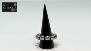 Stainless Steel Worry Bead Ring / Anxiety Ring MK2