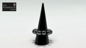 Hematite Worry Bead Ring / Anxiety Ring MK2