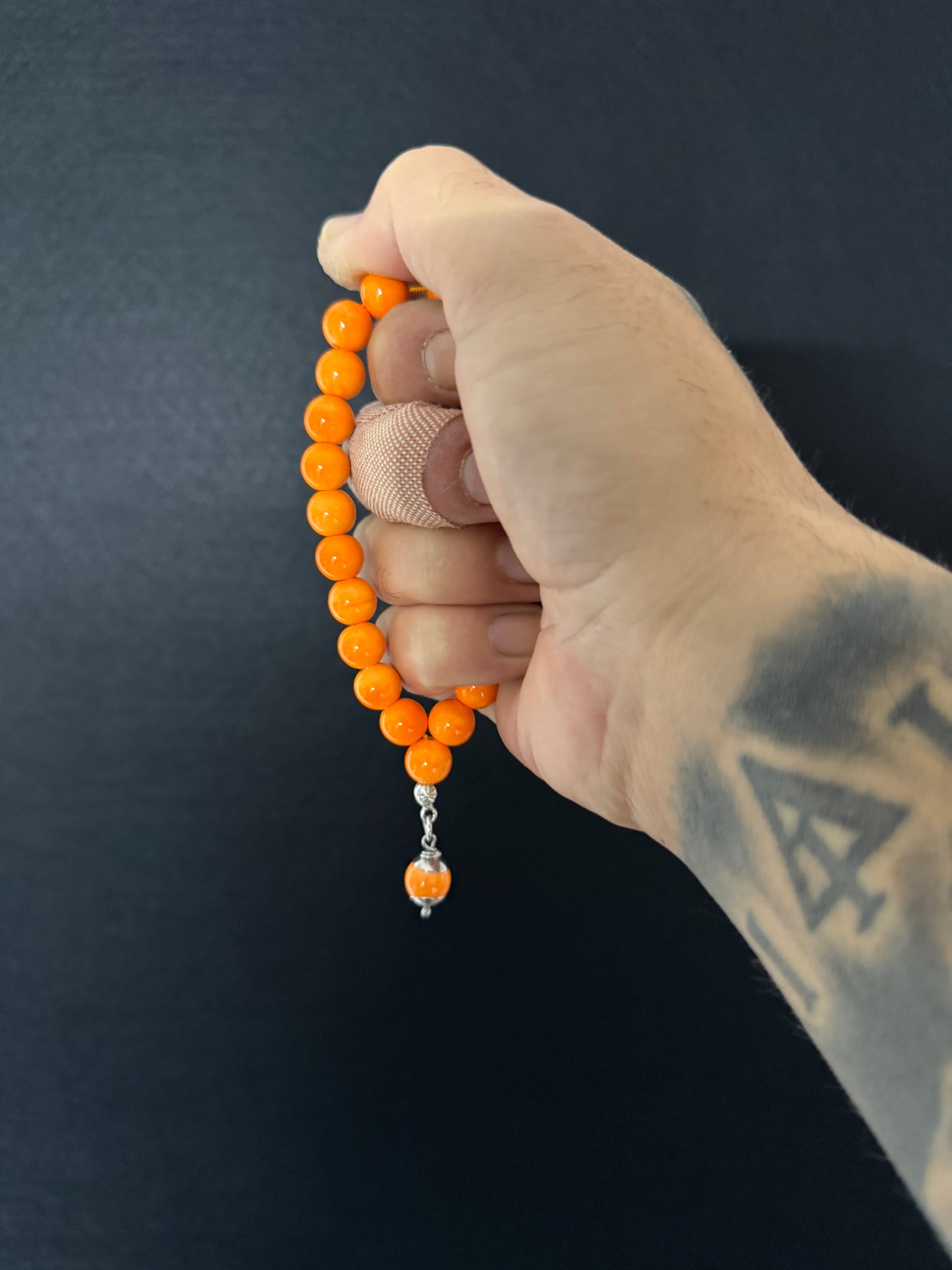 Porcelain Compact Worry Beads